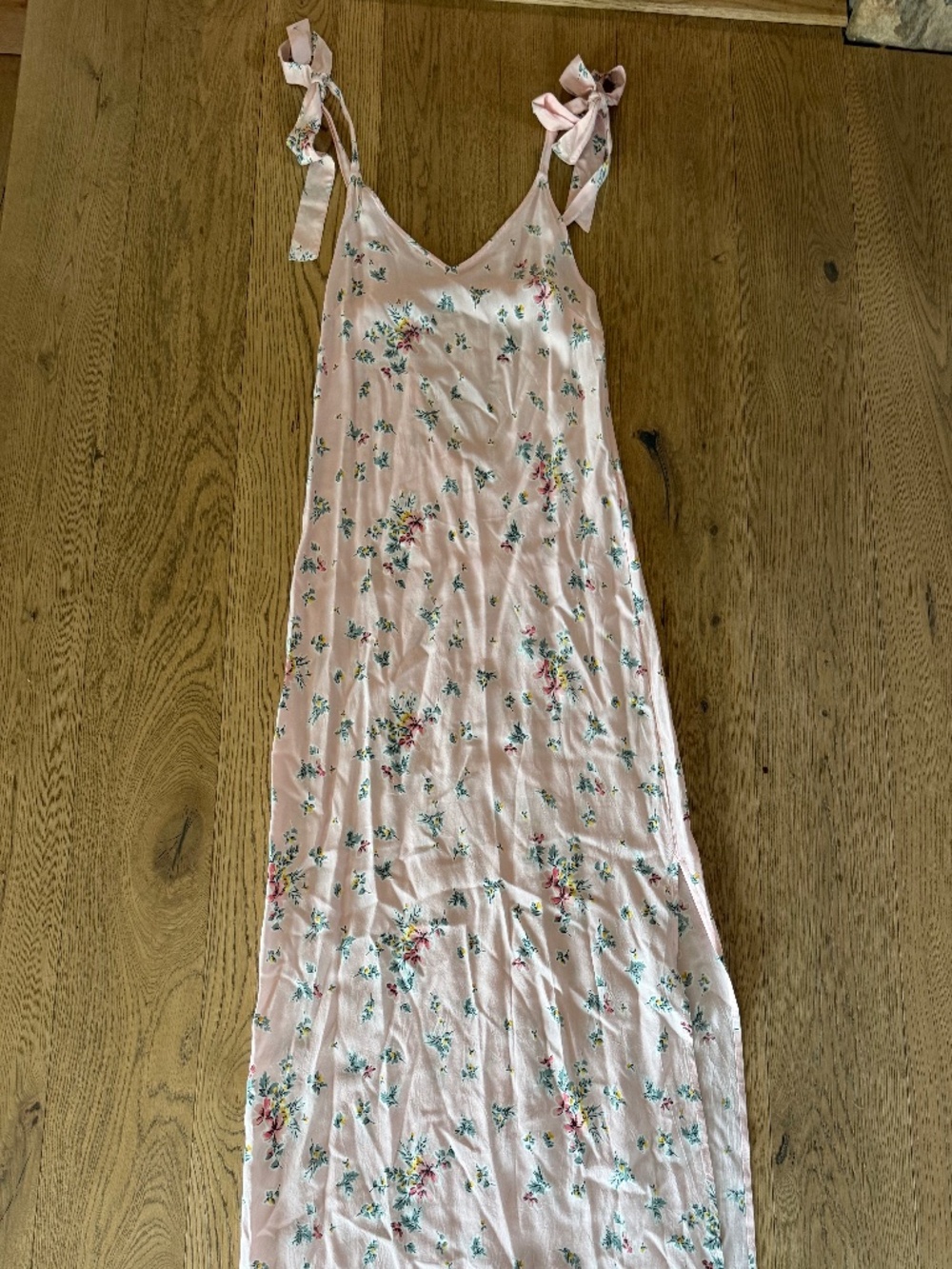 Billabong Salty Blonde Long Maxi Dress Open Back M - Picture 1 of 4